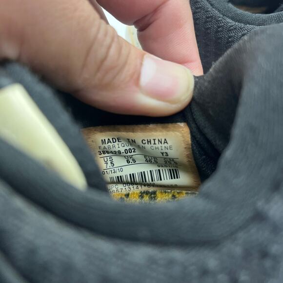 Nike Zoom Kobe 5 Del Sol Black Yellow Shoes Sneakers Mens Size 7.5 USED - Picture 7 of 9